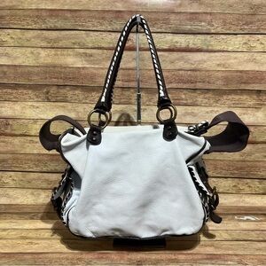 Stylish White Leather Women's Bag